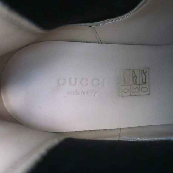 Gucci Trip Jeweled Strap Chelsea Boots Black Leather Size 39.5 NEW - Picture 9 of 11